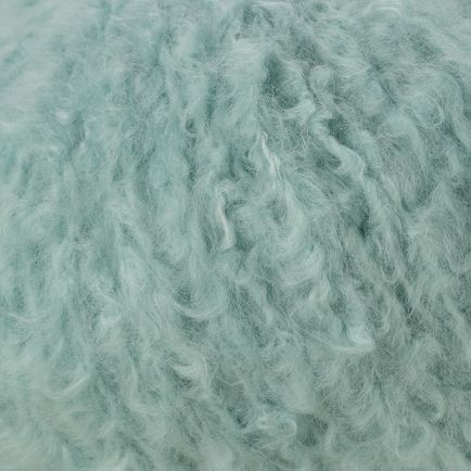 Aqua plume yarn
