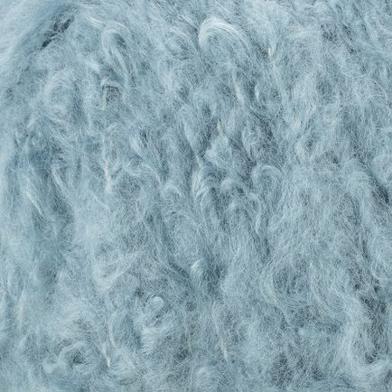 Denim blue plume yarn