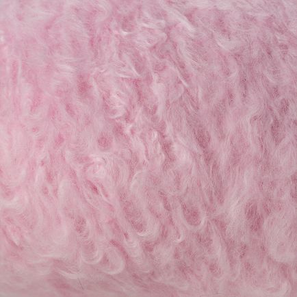 Pink plume yarn