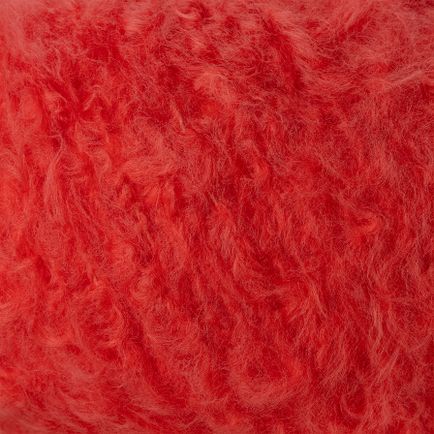 Rose red plume yarn