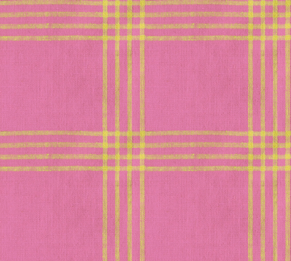 Pre-Order - LoFi Loom Wovens - Tattersome - Vivid Pink - RS1141 12