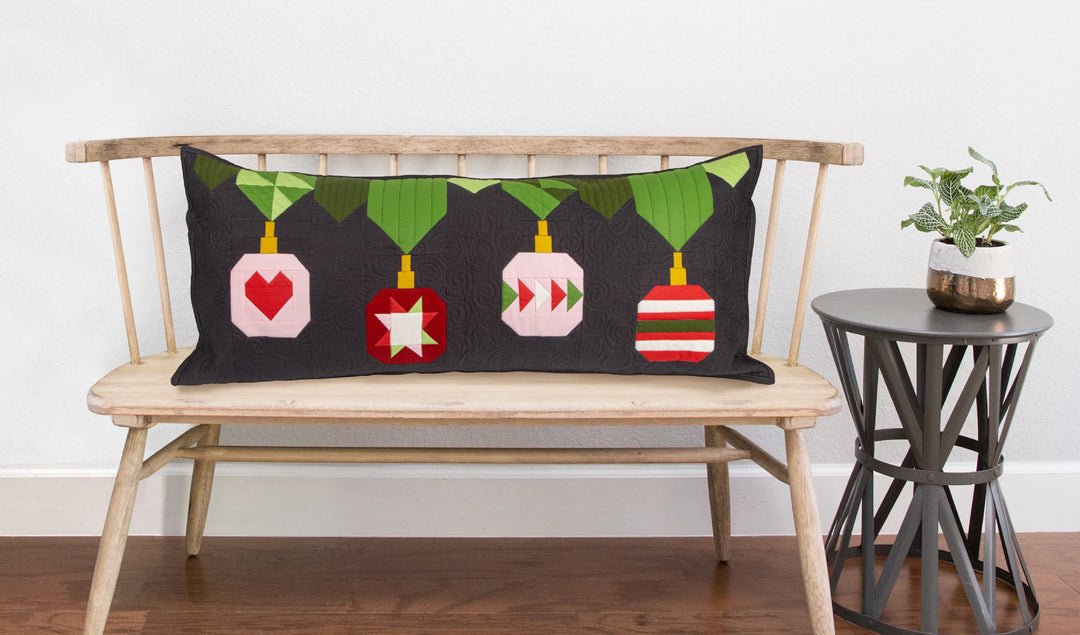 Trim the Pines Bench Pillow Kit - December - Riley Blake Designs