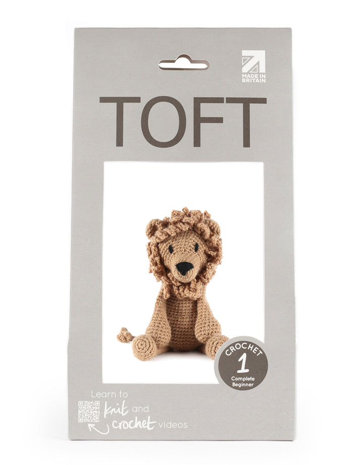 Toft Rufus the Lion crochet kit for beginners