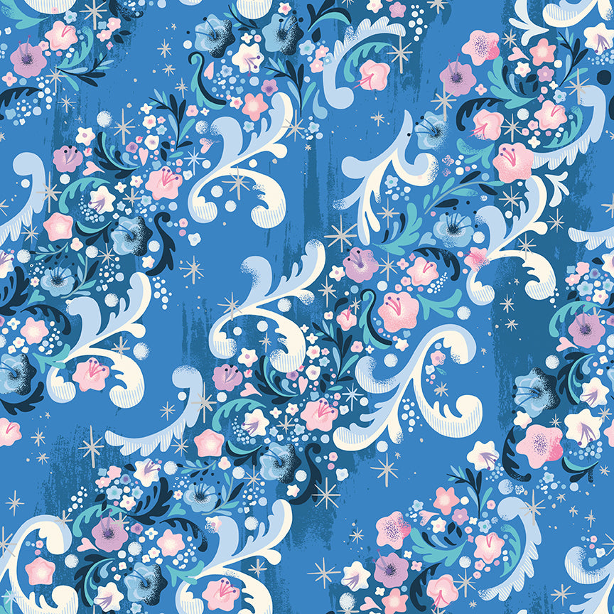 Wishes - Cindy's Flowers Blueberry Sparkle - SC18074-BLUEBERRY