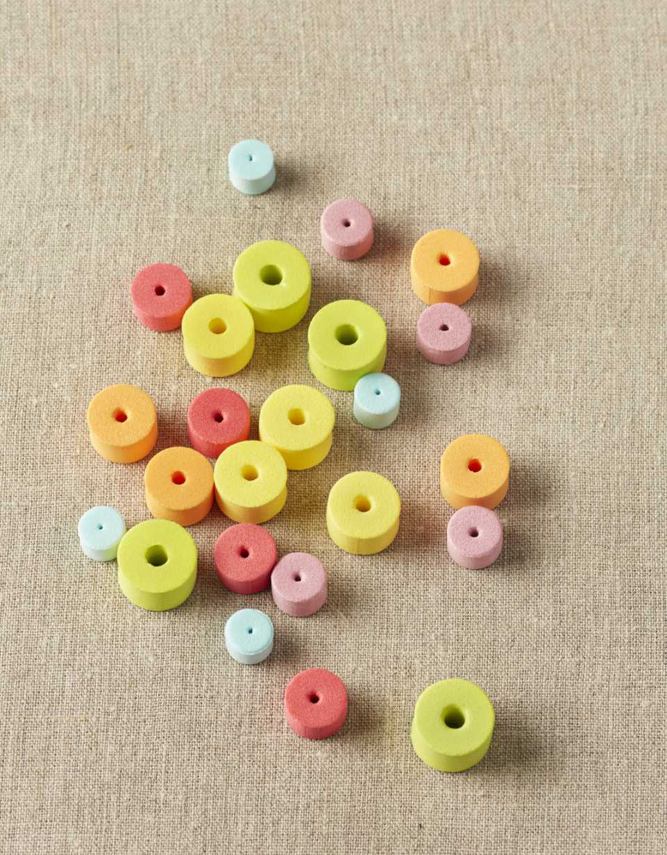 Stitch Stoppers in an assortment of bright colors