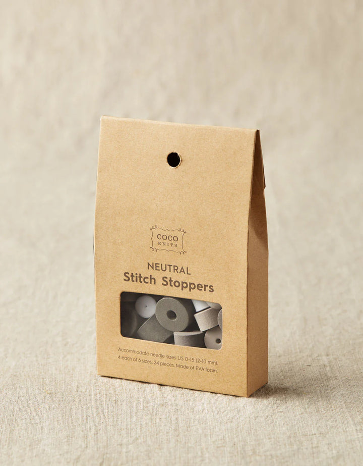 Stitch Stoppers in shades of grey