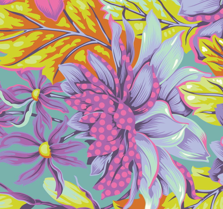 Untamed - Hello Dahlia Cosmic Sateen 108