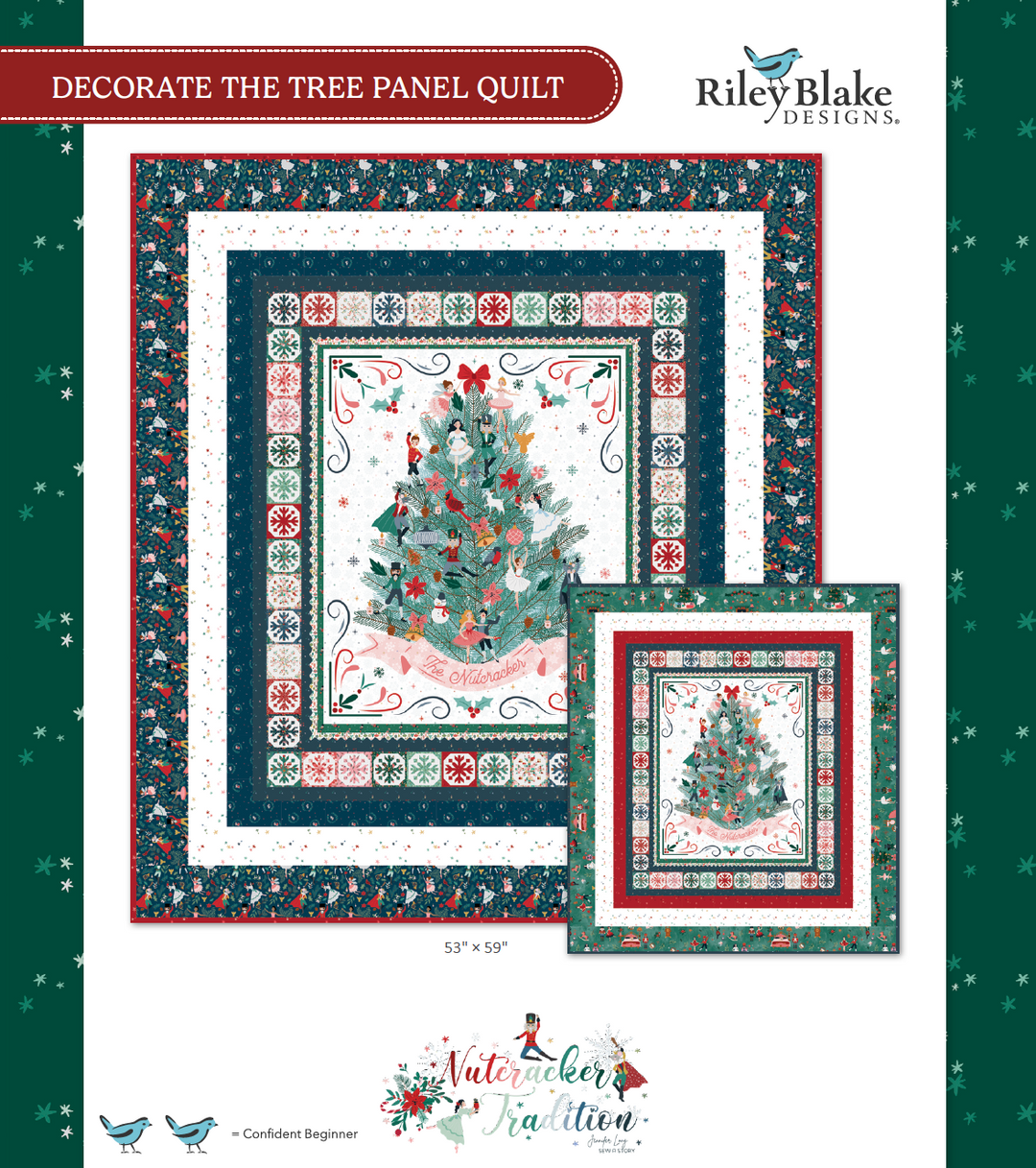 Decorate the Tree Panel Quilt Kit