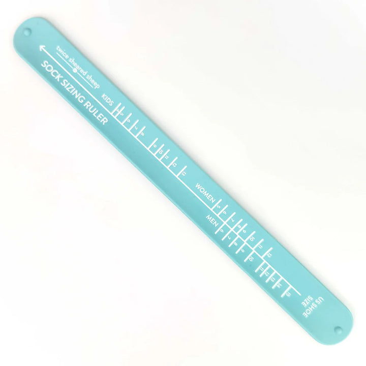 Sock Ruler - Sizing Bracelet Ruler - Sea Glass