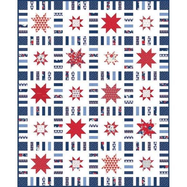 Stars in Stripes Pattern - P151-STARSINSTRIPES