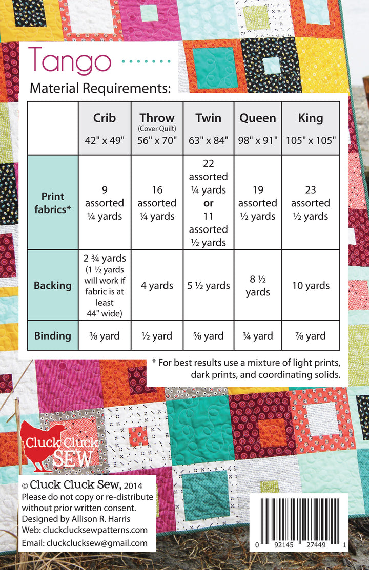 Tango Pattern - CCS144