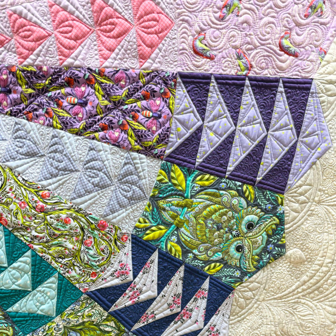 PREORDER - Moonlit Menagerie Quilt Kit - Featuring Full Moon Forest II from Tula Pink - KIT2QTTP.MOONLIT