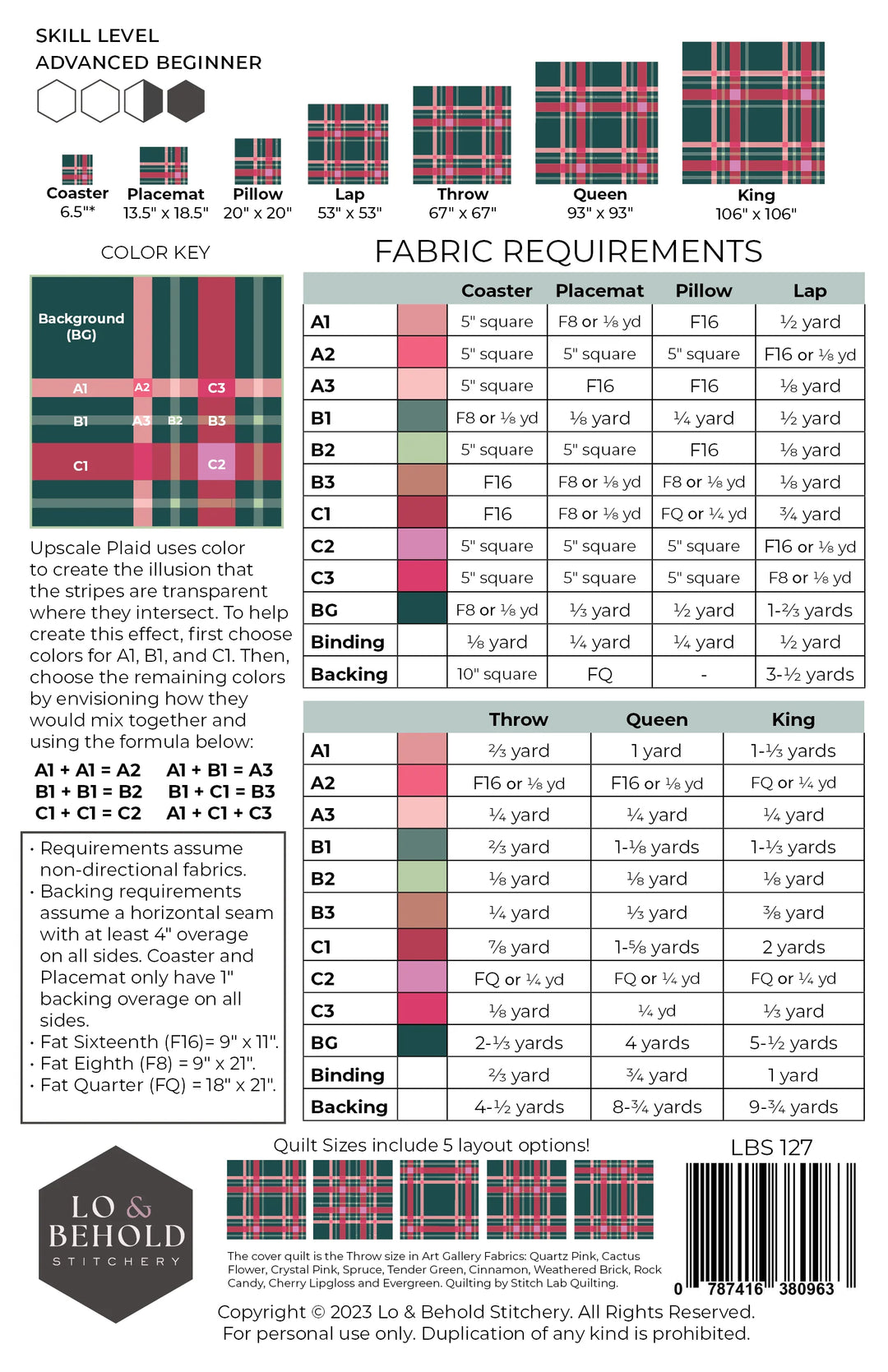 Upscale Plaid Pattern