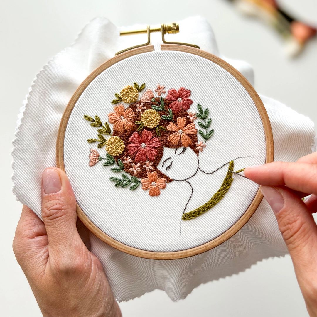 Beechwood Embroidery Hoop 5"