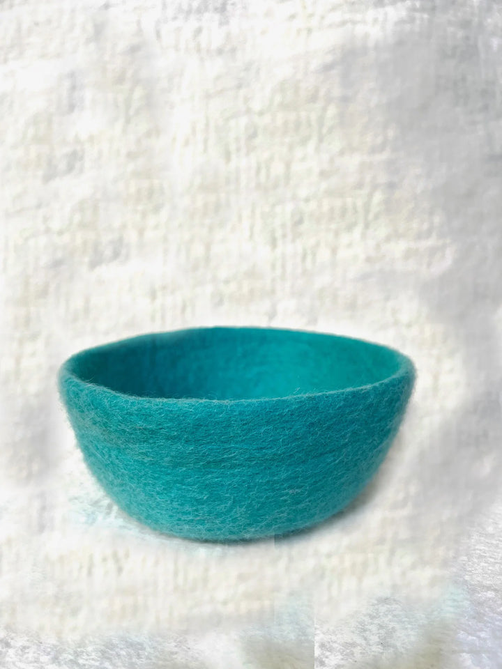 Felt/Wool Large Bowl - Pastels