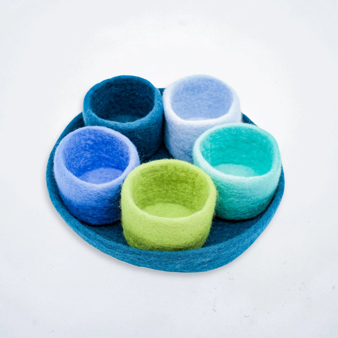 Felt Tidy Pod - Organizer Tray and Store Bowls