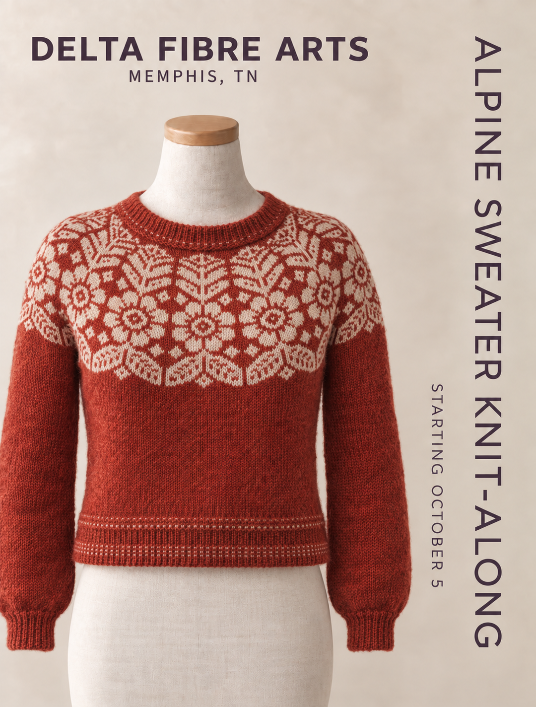 Alpine Sweater Knit-Along—October 5, 9, 24, and November 7—Memphis