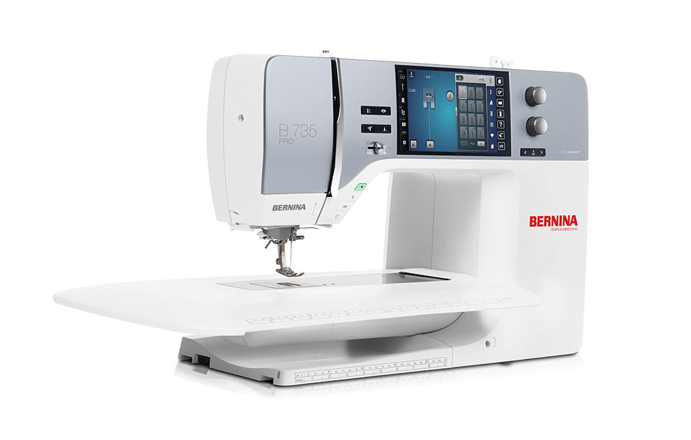 Bernina sewing machine on a white background