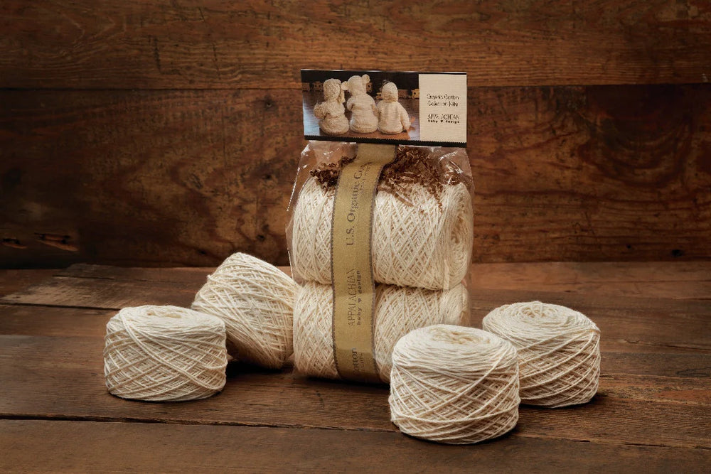 Yarn for the Baby Blanket Organic Cotton Kit