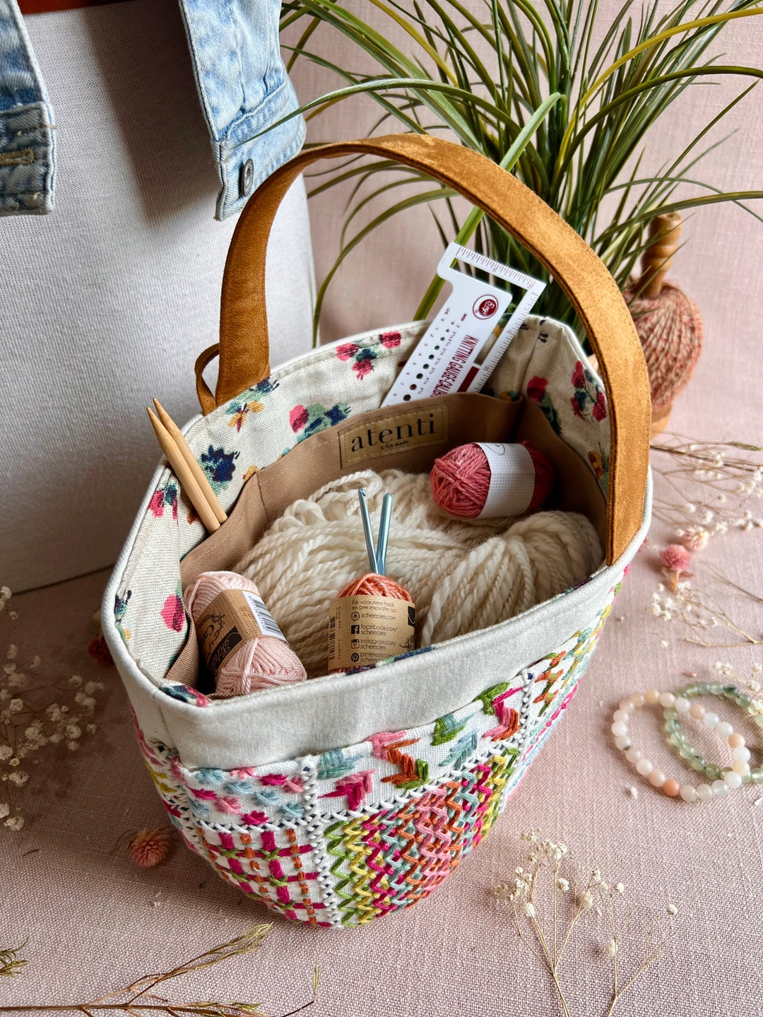 Mimi Caddy - Knitting + Crochet Organizer Project Bag