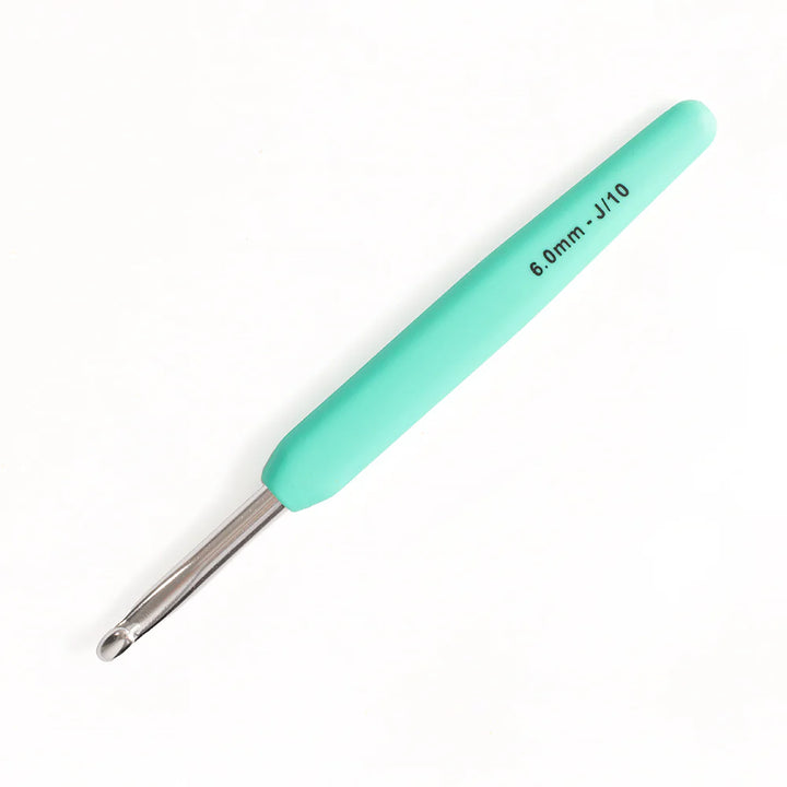 Waves 2.0 Single Ended Silver Crochet Hook