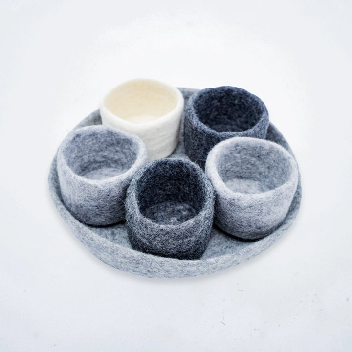 Felt Tidy Pod - Organizer Tray and Store Bowls