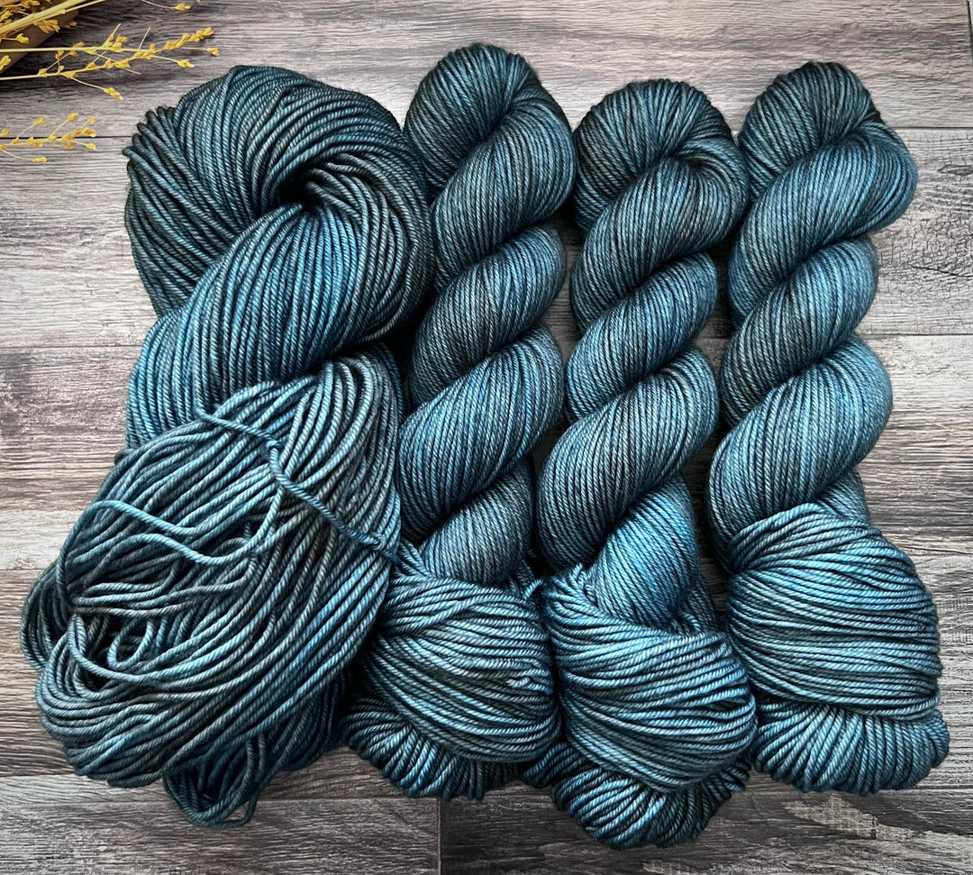 Blue yarn