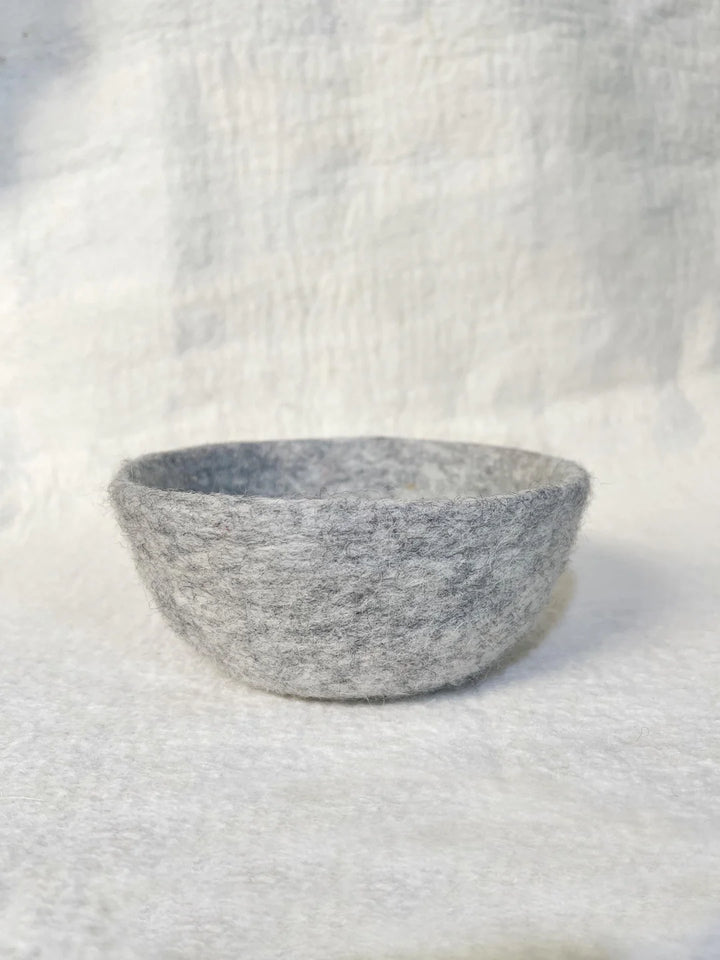 Felt/Wool Large Bowl - Pastels