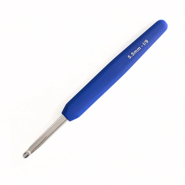 Waves 2.0 Single Ended Silver Crochet Hook