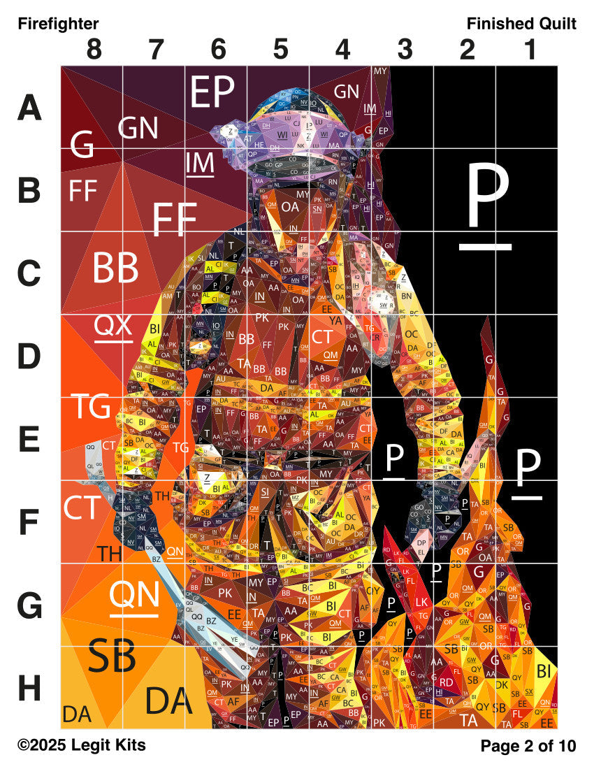 Firefighter Quilt Kit
