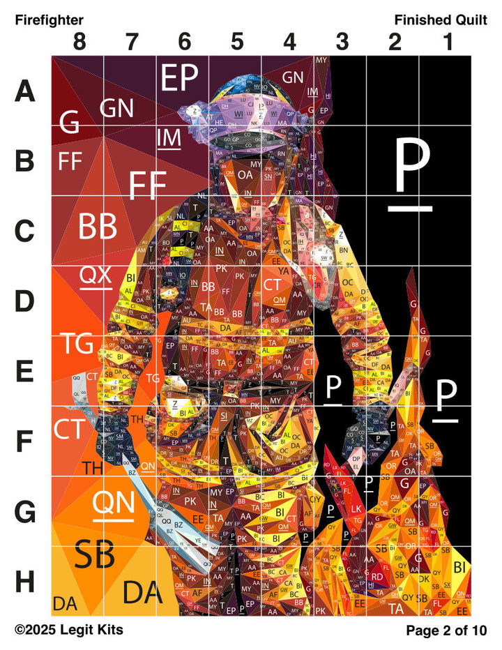 Firefighter Quilt Kit