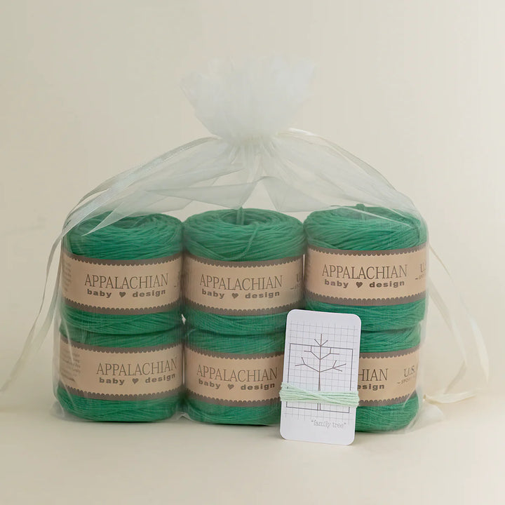 Holiday Tree Crochet Cotton Blanket Kit