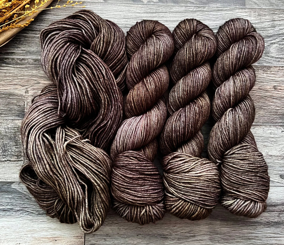 Brown yarn