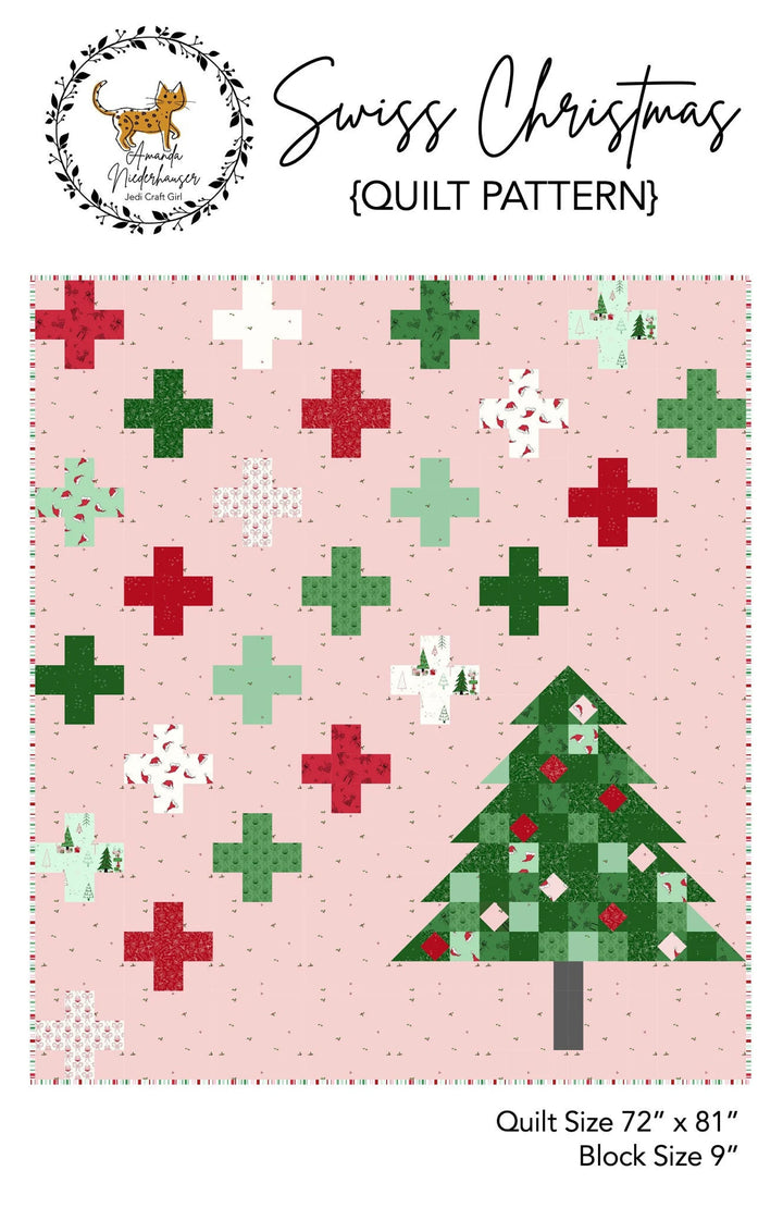 Swiss Christmas Quilt Pattern - P156-SWISSCHRISTMAS