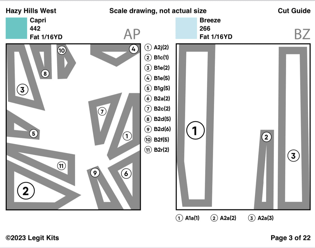 Hazy Hills West Quilt Kit