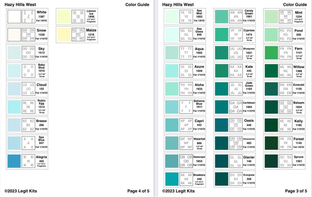 Hazy Hills West Quilt Kit