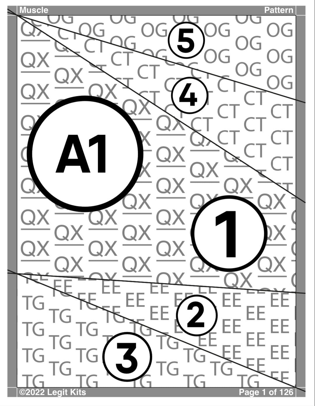 Musclemat Pattern Muscle Pattern β The Sewing House, Inc