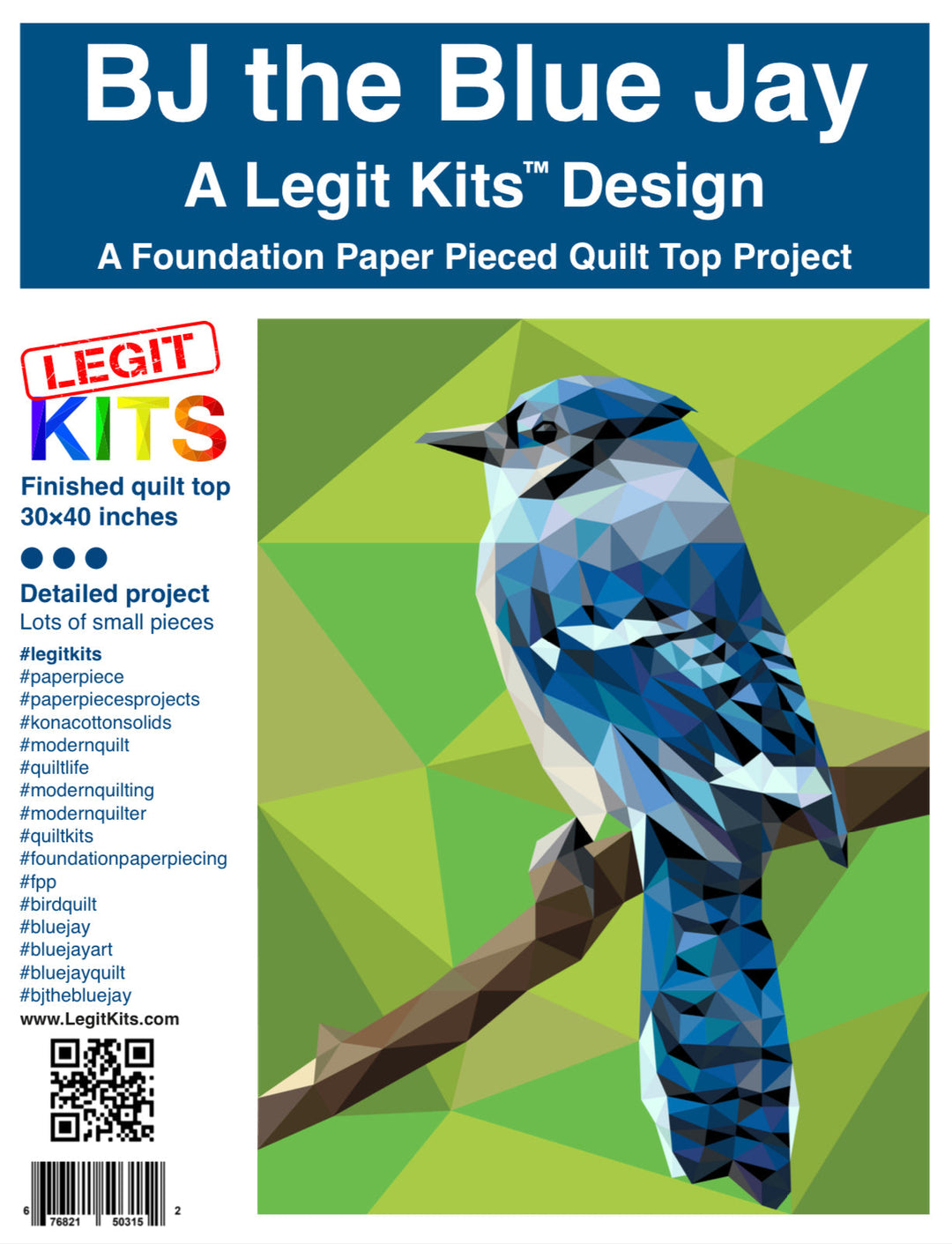 Blue Jay Fly Pattern BJ the Blue Jay Pattern – The Sewing House, Inc