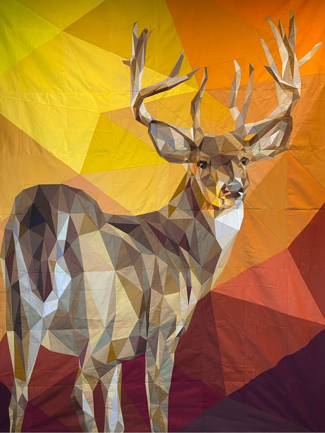 White Tail Buck Quilt Kit