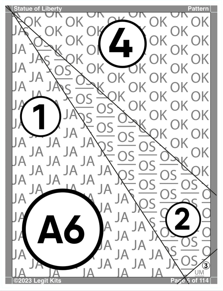 Statue of Liberty Pattern