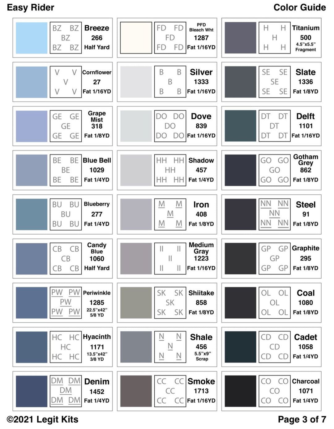 Easy Rider Pattern