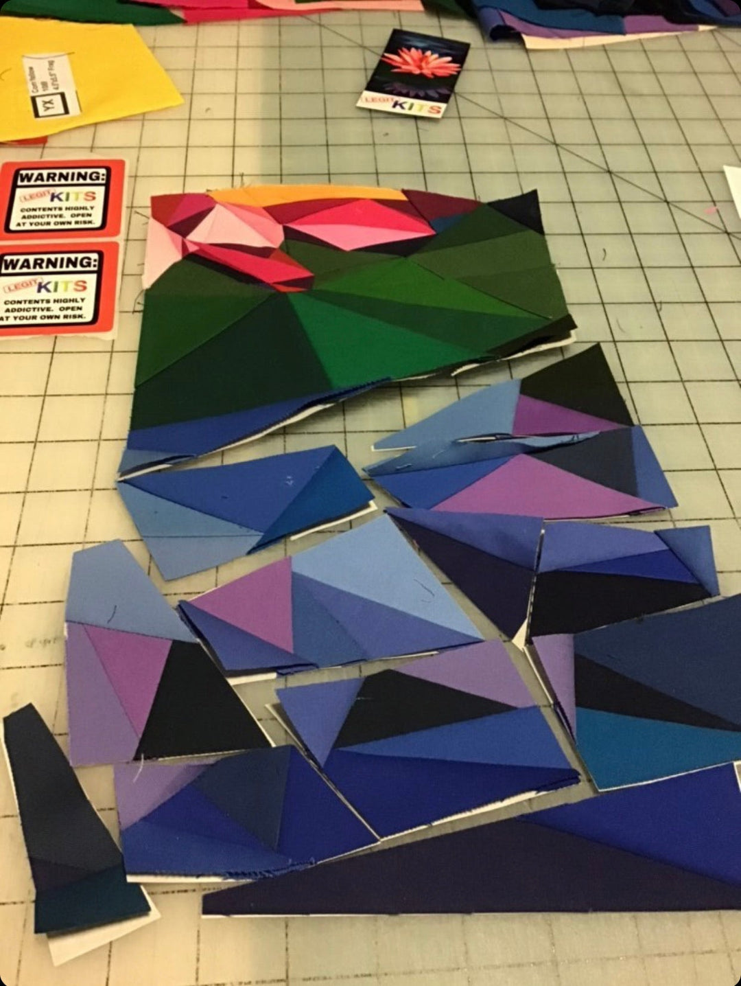 Water Lily Mini Quilt Kit