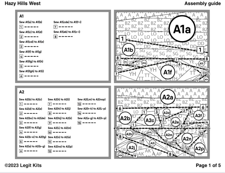 Hazy Hills West Quilt Kit