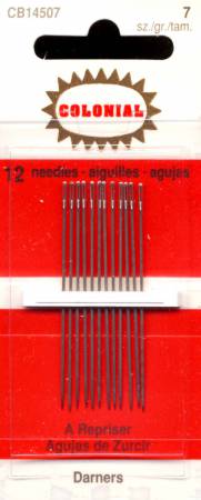 John James Cotton Darners Needles Size 7 - JJ145-07