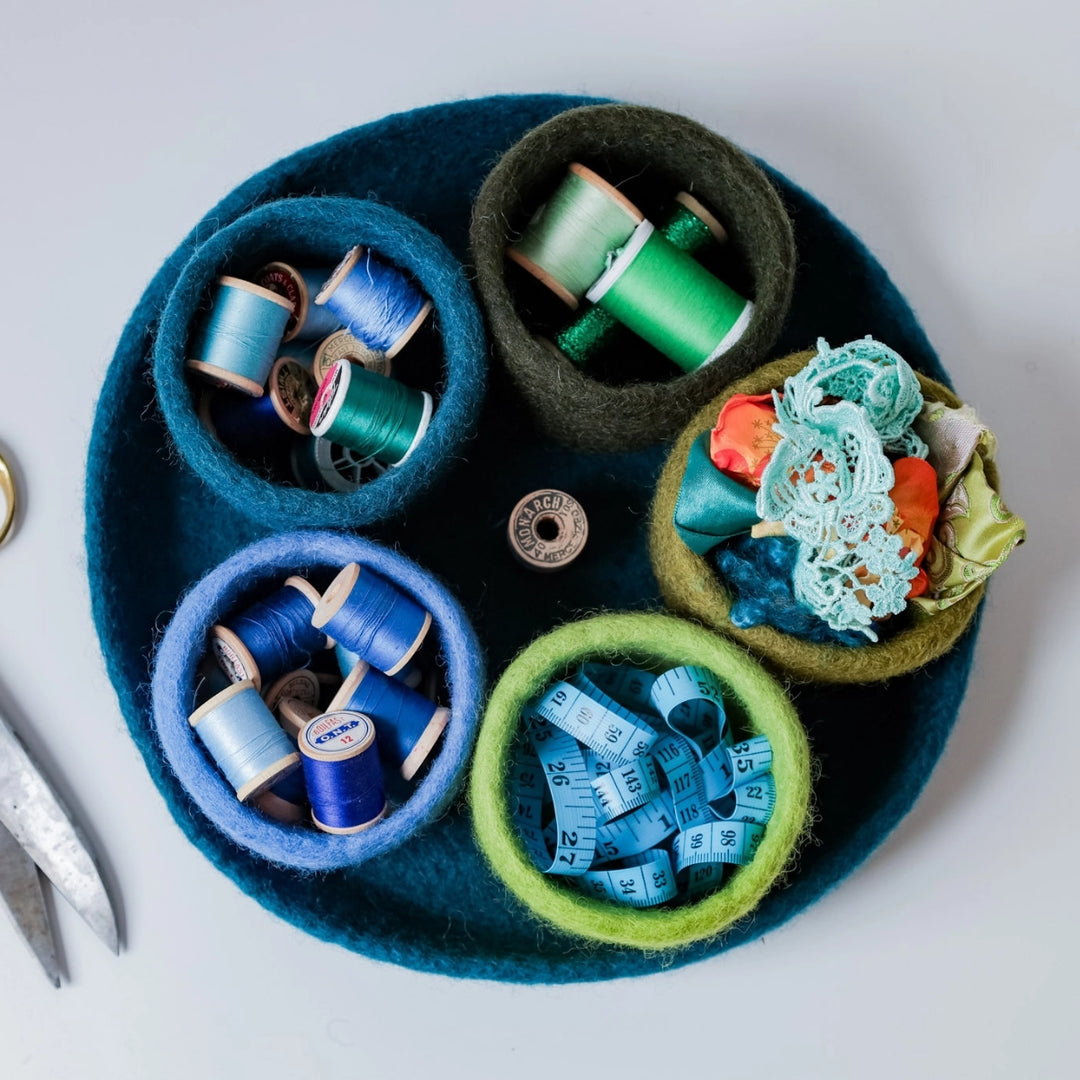 Felt Tidy Pod - Organizer Tray and Store Bowls
