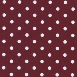 White Dots on Maroon - #2223