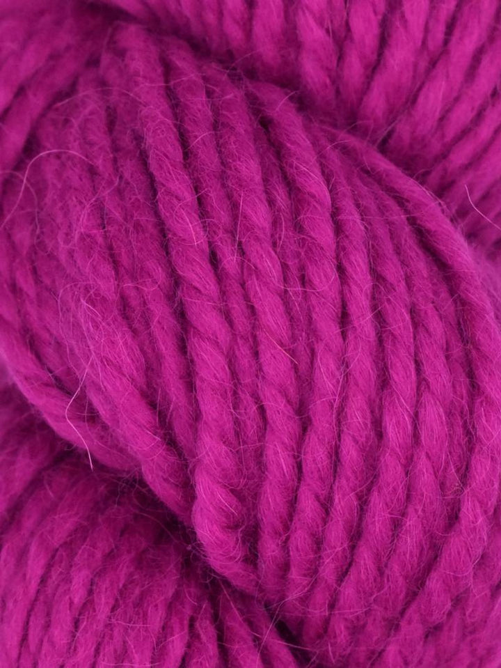 Close-up of bright pink yarn