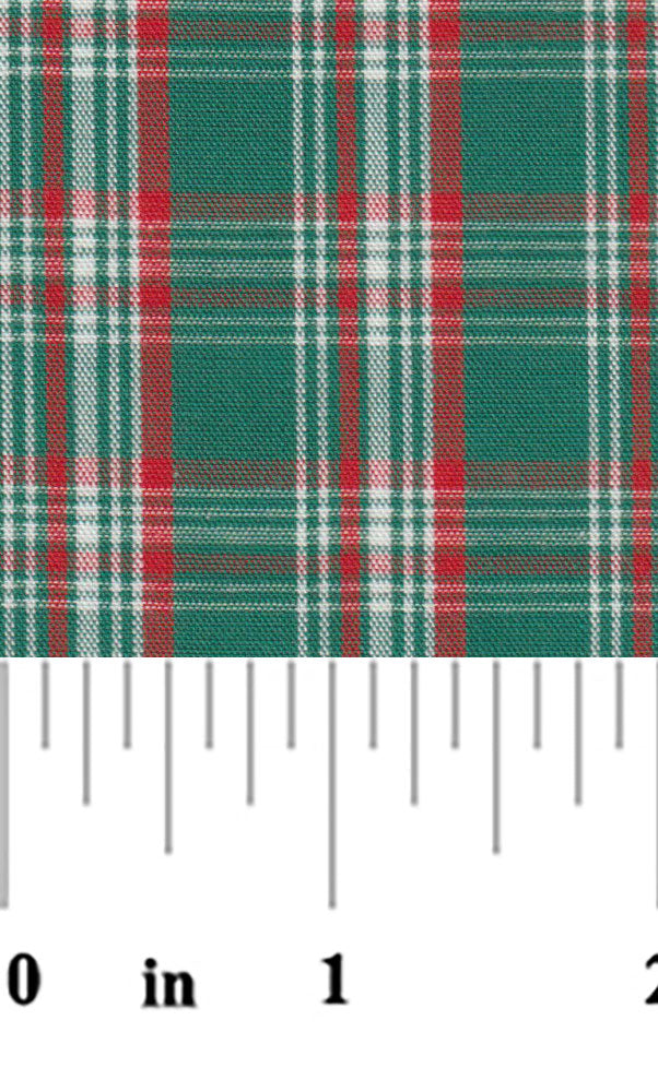 Red, Green and White Plaid - P-52