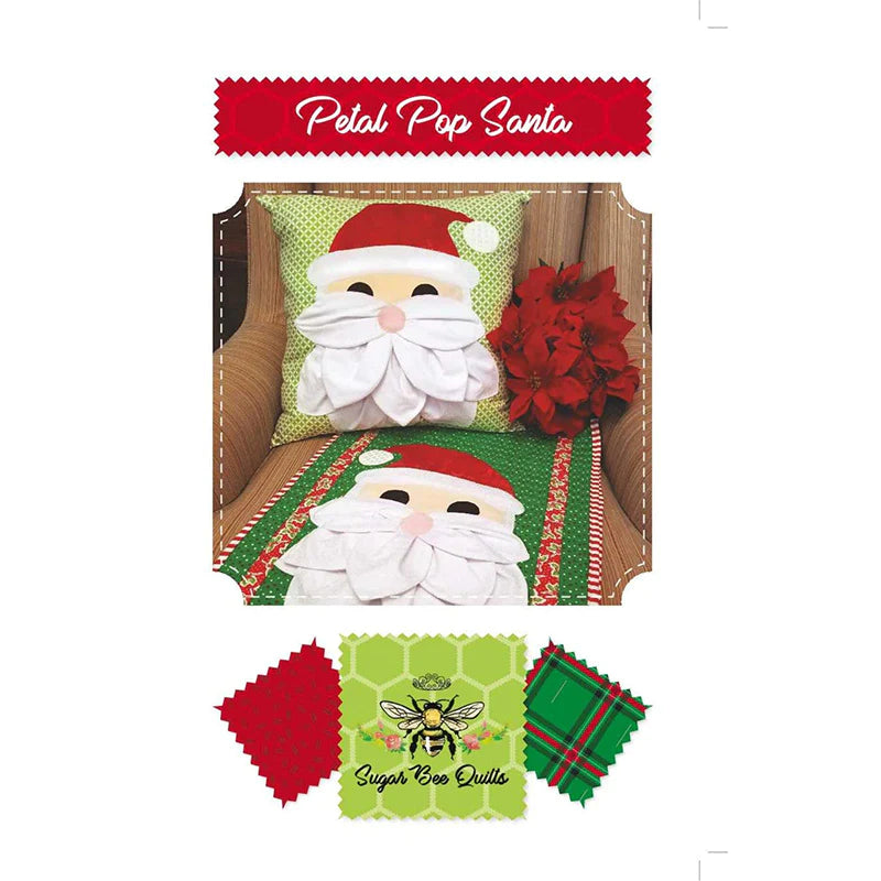 Petal Pop Santa Pattern- SBQ05- Sugar Bee Quilts