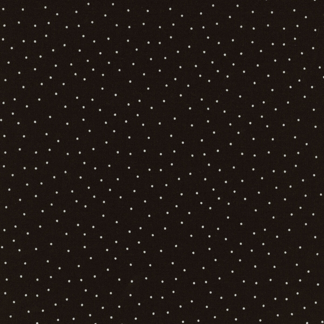 White Tiny Dots on Black - MAS8210-J